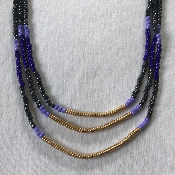 Old Navy Multi-Strand Beaded Necklace - Picture 3 of 4